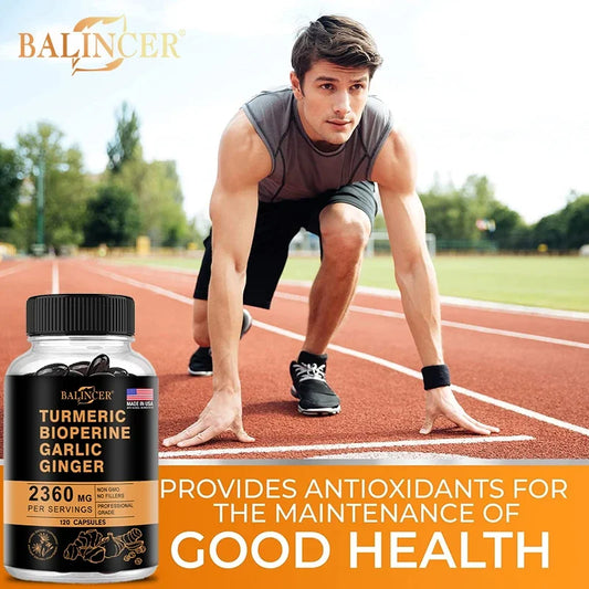 Ginger Supplement with Garlic, for Joint, Digestive & Immune Support