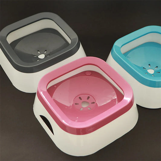 Anti-splash Water Bowl For Pets 1L Large Capacity Drinker