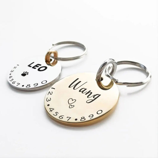 Personalized Pet Cat Dog ID Tag Collar Accessories custom