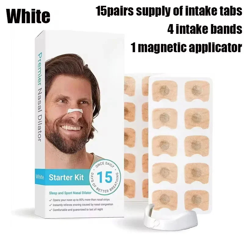 15Pairs Magnetic Nasal Strips Reduce Snoring