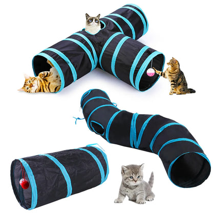 Cat Tunnel Pet cat toy breathable