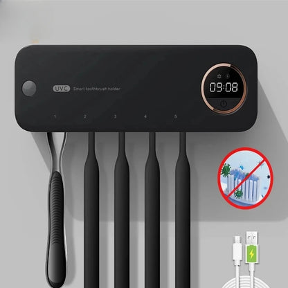 Toothbrush Razor Storage Sterilizer LED Rechargeable