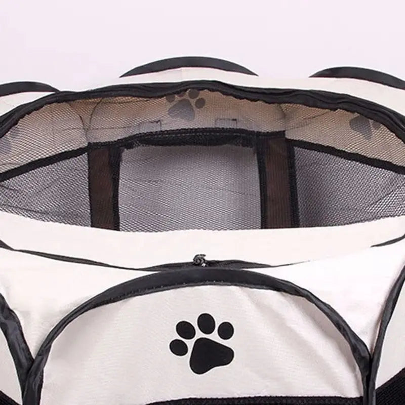 Easy Portable Foldable Pet Tent Kennel Octagonal Fence