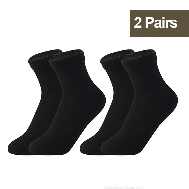 1/2/3/5/10Pairs Thermal Socks Women Winter Warm