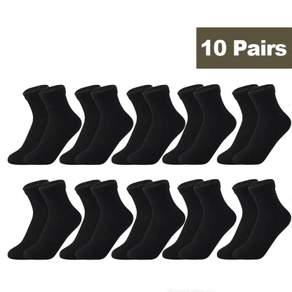1/2/3/5/10Pairs Thermal Socks Women Winter Warm