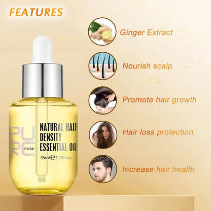 Ginger Hair Growth Oil Fast Hair Loss Treatments