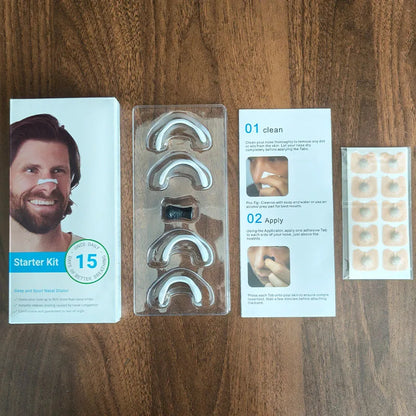 15Pairs Magnetic Nasal Strips Reduce Snoring