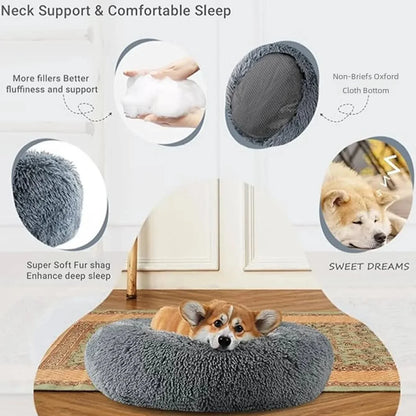 40-90cm Round Pet Bed for Large Dog Bed Super Soft