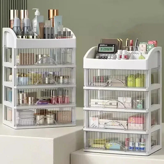 Large Capacity Plastic Makeup Storage Box organiser