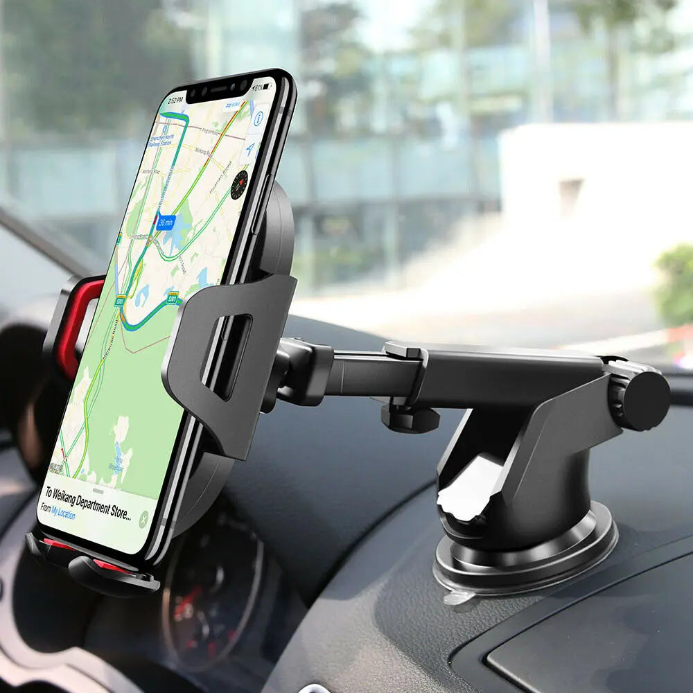 Sucker Car Phone Holder Car Phone Mount Stand GPS Telefon Mobile Cell Support For iPhone 13 12 11 Pro Max X 7 8 Xiaomi Huawei