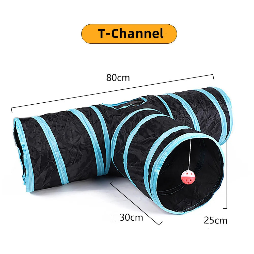 Cat Tunnel Pet cat toy breathable