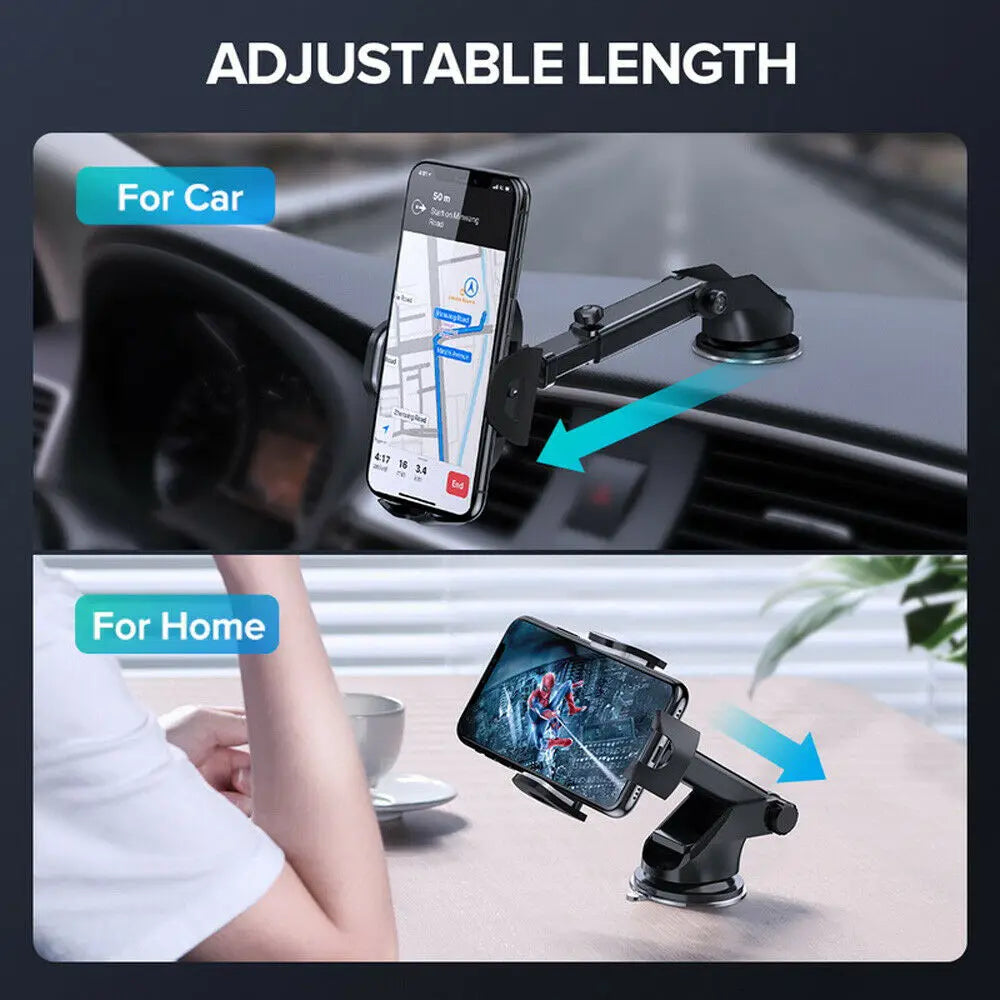 Sucker Car Phone Holder Car Phone Mount Stand GPS Telefon Mobile Cell Support For iPhone 13 12 11 Pro Max X 7 8 Xiaomi Huawei
