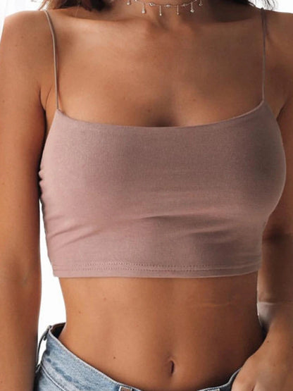 Female Fashion Sleeveless Cropped Vest