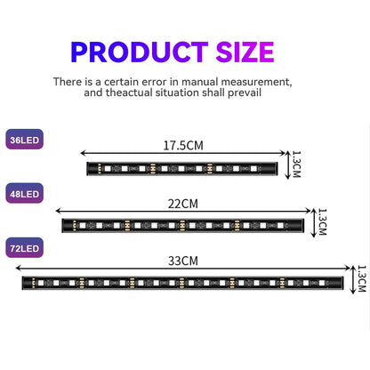 Car Interior Decorative Lamps Strips Atmosphere