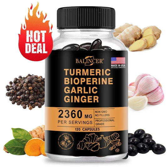 Ginger Supplement with Garlic, for Joint, Digestive & Immune Support