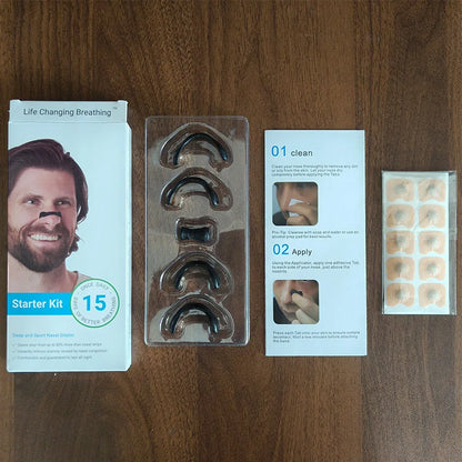 15Pairs Magnetic Nasal Strips Reduce Snoring