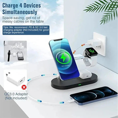 3 in 1 Wireless Charger Stand Magnetic