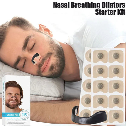 15Pairs Magnetic Nasal Strips Reduce Snoring