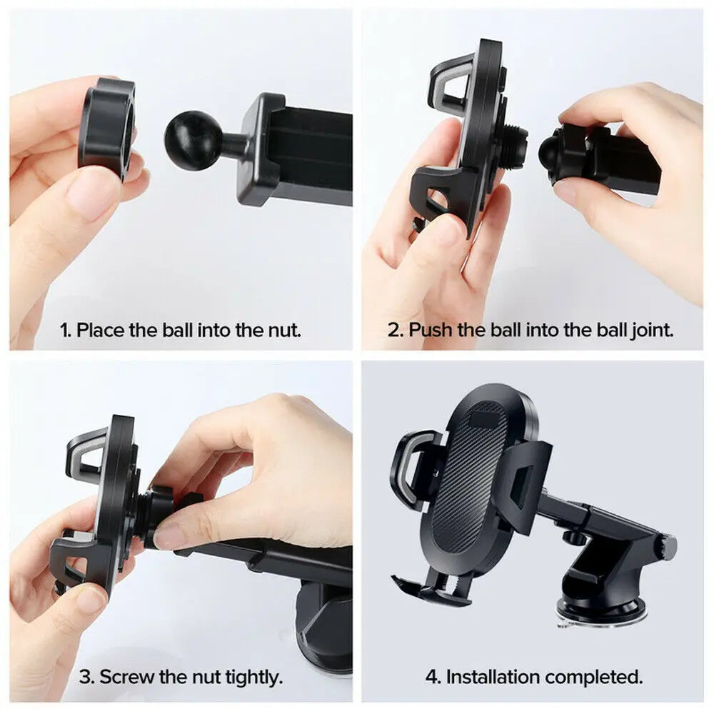 Sucker Car Phone Holder Car Phone Mount Stand GPS Telefon Mobile Cell Support For iPhone 13 12 11 Pro Max X 7 8 Xiaomi Huawei