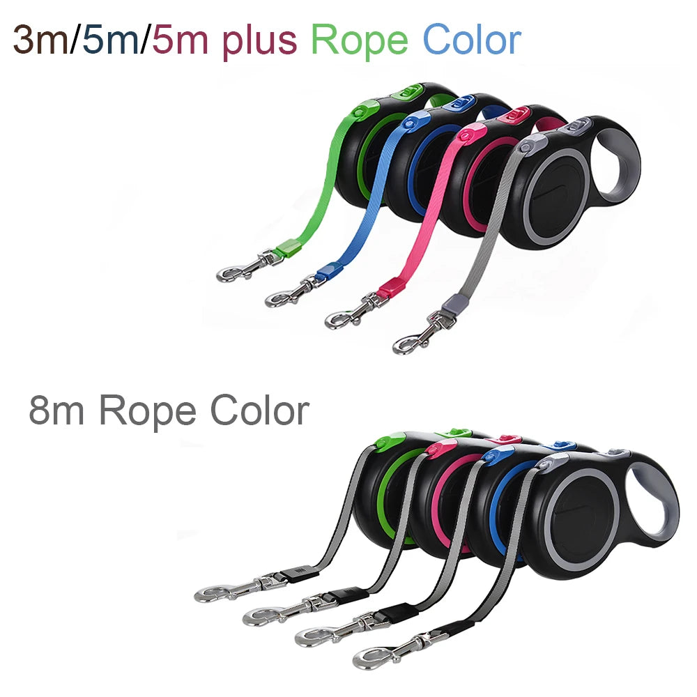 3m 5m 8m 50kg Dog Leash Retractable Roulette Collar