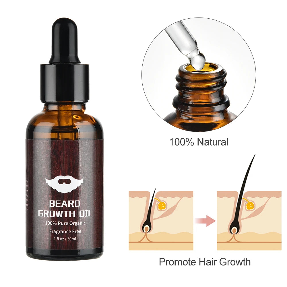Essential Oil Moisturising beard growth