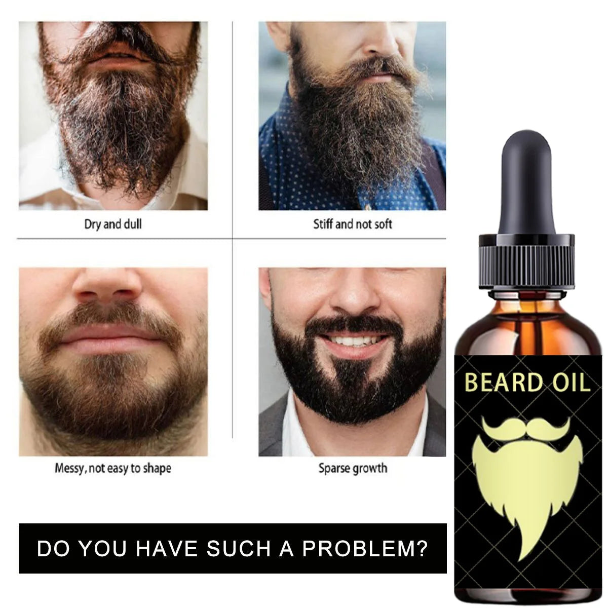 100%Natural Accelerate Facial Hair Grow Beard