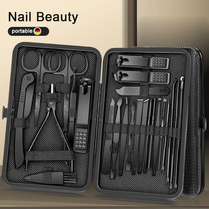 8/12/15/20/24 pcs Manicure Cutters Nail Clipper Set Household